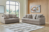 Lofwood Fossil Sofa and Loveseat by Ashley at Eve Furniture