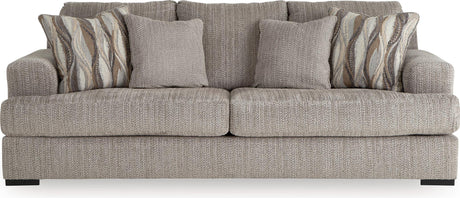 Lofwood Fossil Sofa and Loveseat by Ashley at Eve Furniture