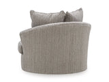 Lofwood Fossil Swivel Accent Chair by Ashley at Eve Furniture