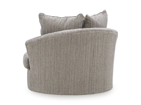 Lofwood Fossil Swivel Accent Chair by Ashley at Eve Furniture