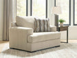 Lofwood Oatmeal Chair and a Half by Ashley at Eve Furniture
