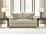 Lofwood Oatmeal Loveseat by Ashley at Eve Furniture