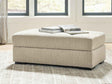 Lofwood Oatmeal Ottoman by Ashley at Eve Furniture