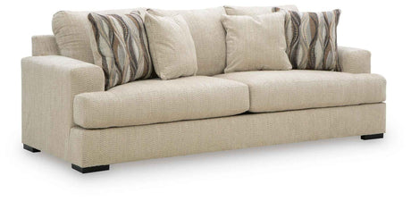 Lofwood Oatmeal Sofa by Ashley at Eve Furniture