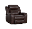 Logan Deep Brown Motion Chair by Cosmos Furniture at Eve Furniture