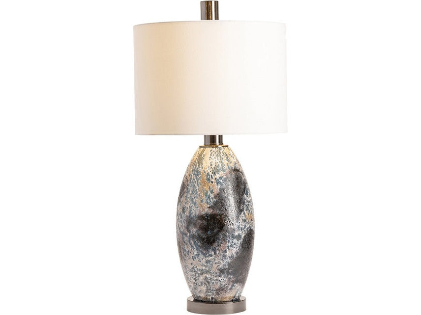 Logan Grey/Bronze Table Lamp by Crestview at Eve Furniture