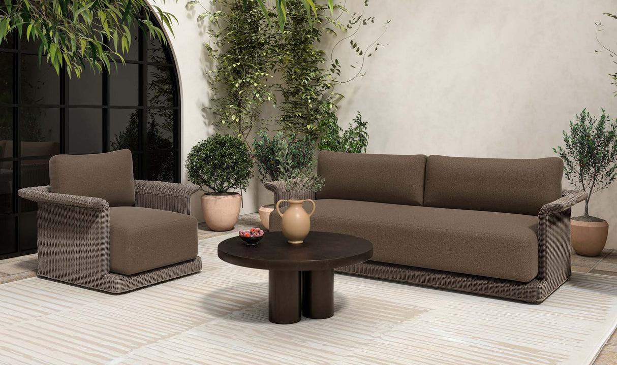 Logan Outdoor Coffee table Black by Moe's Home at Eve Furniture