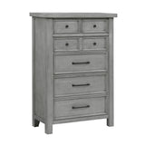 Logandale Antique Gray Sleigh Storage Platform Bedroom Set by Homelegance at Eve Furniture