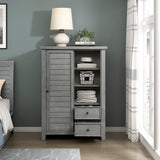 Logandale Antique Gray Wardrobe Chest by Homelegance at Eve Furniture