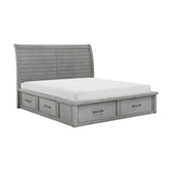 Logandale Antique Gray Wardrobe Chest by Homelegance at Eve Furniture