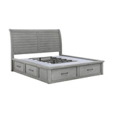 Logandale Antique Gray Wardrobe Chest by Homelegance at Eve Furniture