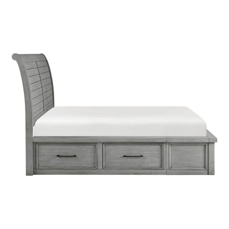 Logandale Antique Gray Wardrobe Chest by Homelegance at Eve Furniture