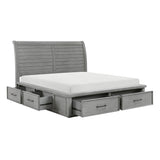 Logandale Antique Gray Wardrobe Chest by Homelegance at Eve Furniture