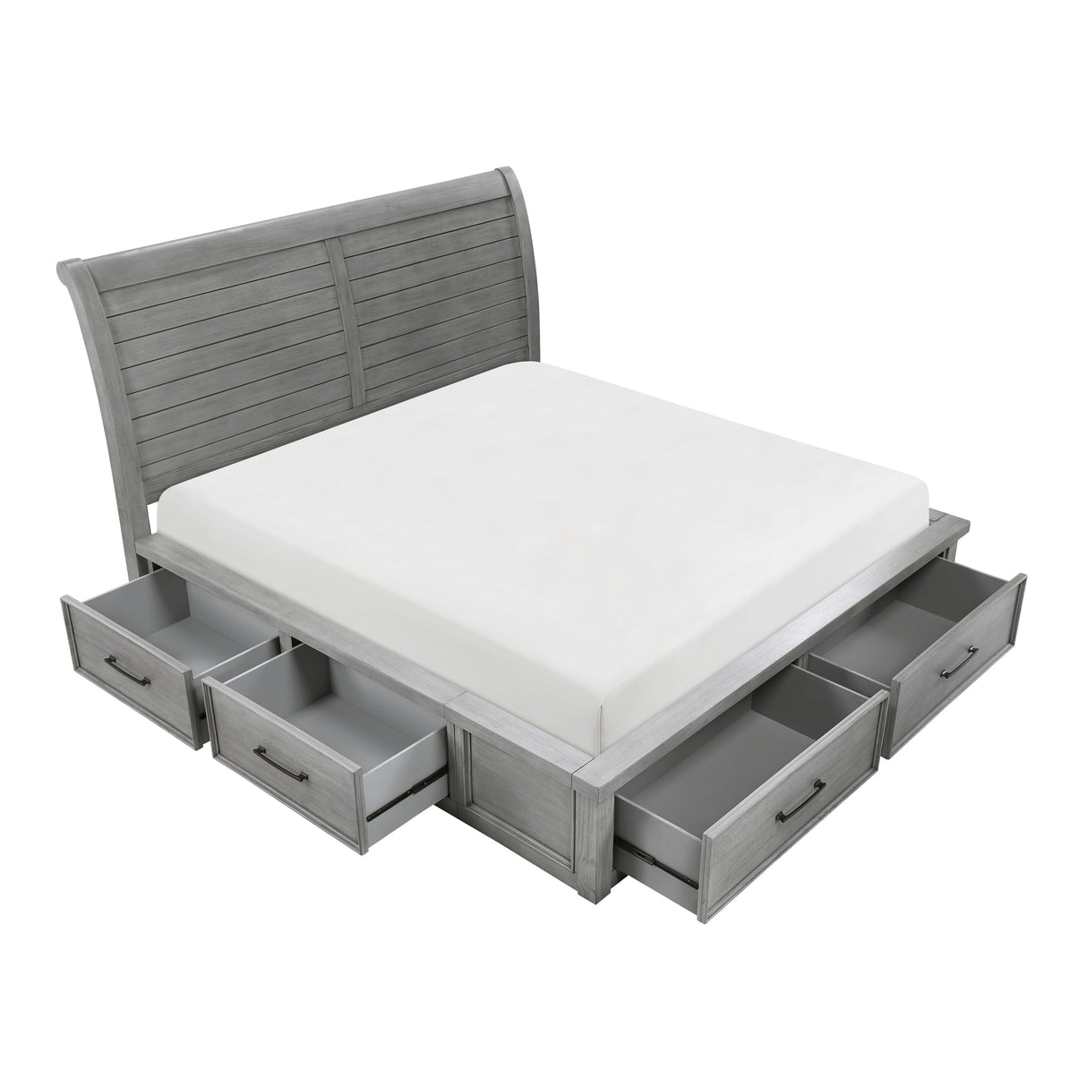 Logandale Antique Gray Wardrobe Chest by Homelegance at Eve Furniture