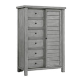 Logandale Antique Gray Wardrobe Chest by Homelegance at Eve Furniture