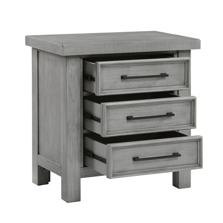 Logandale Antique Gray Wardrobe Chest by Homelegance at Eve Furniture