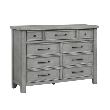 Logandale Antique Gray Wardrobe Chest by Homelegance at Eve Furniture