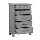 Logandale Antique Gray Wardrobe Chest by Homelegance at Eve Furniture
