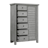 Logandale Antique Gray Wardrobe Chest by Homelegance at Eve Furniture