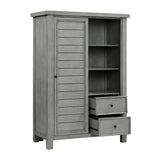 Logandale Antique Gray Wardrobe Chest by Homelegance at Eve Furniture