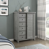 Logandale Antique Gray Wardrobe Chest by Homelegance at Eve Furniture