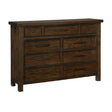 Logandale Brown Dresser by Homelegance at Eve Furniture