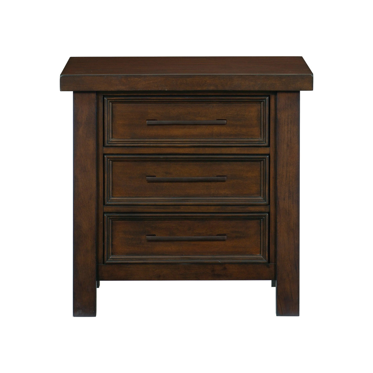 Logandale Brown Nightstand by Homelegance at Eve Furniture