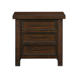 Logandale Brown Nightstand by Homelegance at Eve Furniture