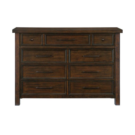 Logandale Brown Sleigh Storage Platform Bedroom Set by Homelegance at Eve Furniture