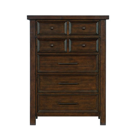 Logandale Brown Sleigh Storage Platform Bedroom Set by Homelegance at Eve Furniture