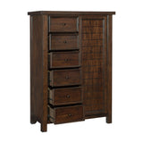 Logandale Brown Wardrobe by Homelegance at Eve Furniture