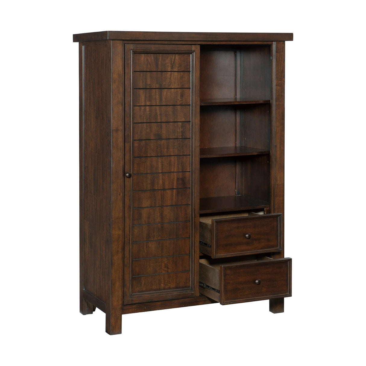 Logandale Brown Wardrobe by Homelegance at Eve Furniture