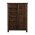 Logandale Brown Wardrobe by Homelegance at Eve Furniture