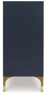 Loirwick Dark Blue Accent Cabinet by Ashley at Eve Furniture