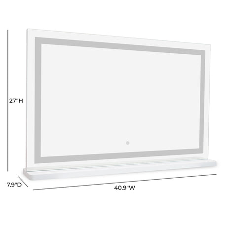 Lola LED Panel Vanity Mirror by TOV Furniture at Eve Furniture