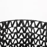 Lola (Set of 3) Black Water Hyacinth Zig Zag Weave Round Basket W/ Handles by Mercana at Eve Furniture