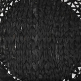 Lola (Set of 3) Black Water Hyacinth Zig Zag Weave Round Basket W/ Handles by Mercana at Eve Furniture