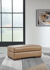 Lombardia Tumbleweed Ottoman by Ashley at Eve Furniture