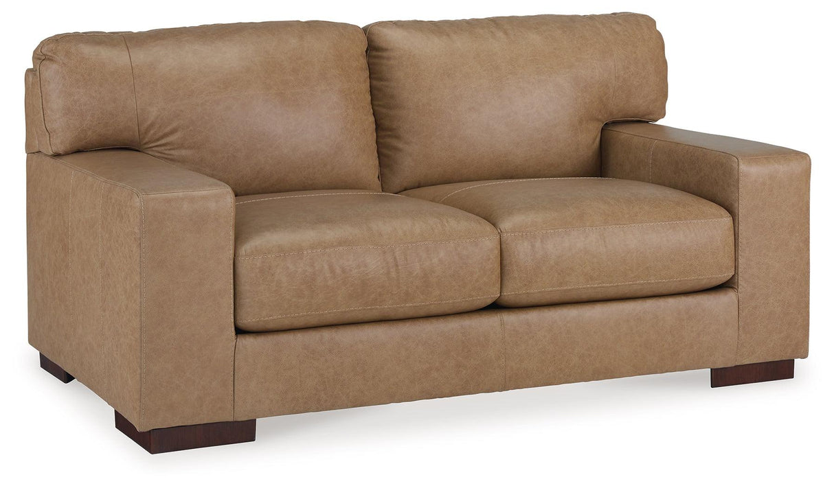 Lombardia Tumbleweed Loveseat by Ashley at Eve Furniture