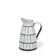 Lome Small White/Black Ceramic Jug by Mercana at Eve Furniture