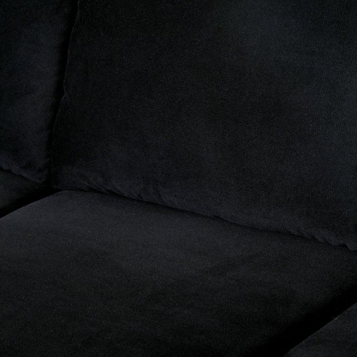 Lomma Black Ottoman by Furniture of America at Eve Furniture