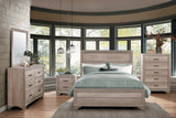 Lonan Natural California King Panel Bed by Homelegance at Eve Furniture