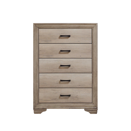 Lonan Natural California King Panel Bed by Homelegance at Eve Furniture