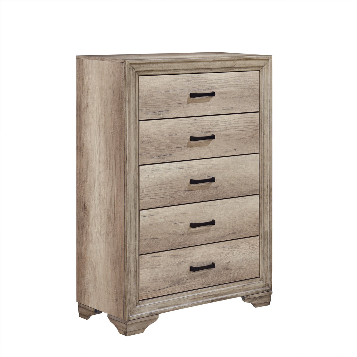 Lonan Natural California King Panel Bed by Homelegance at Eve Furniture