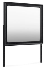 Londer Black Bedroom Mirror by Ashley at Eve Furniture