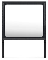 Londer Black Bedroom Mirror by Ashley at Eve Furniture