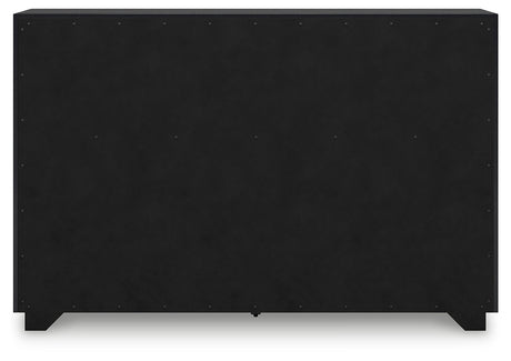 Londer Black Dresser by Ashley at Eve Furniture