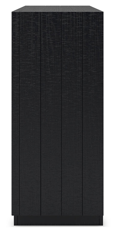 Londer Black Dresser by Ashley at Eve Furniture