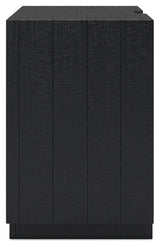 Londer Black Nightstand by Ashley at Eve Furniture