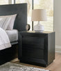 Londer Black Nightstand by Ashley at Eve Furniture